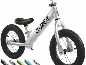 Xe Cruzee bánh hơi màu bạc UltraLite Air long lanh tuyệt đẹp